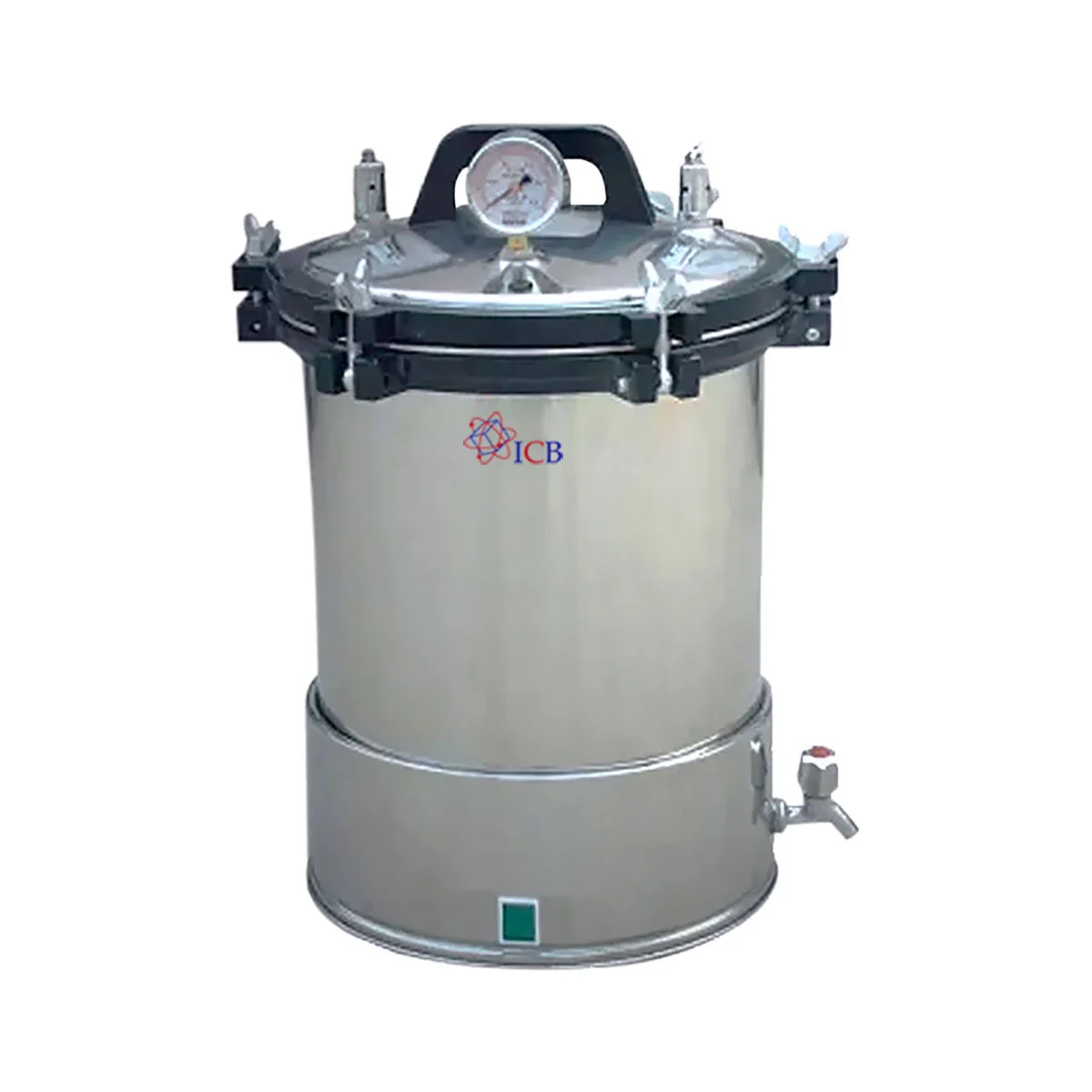 Autoclave 18L-DL Autoclave ICB modelo ACF100347 de 18 litros con válvula manual, ideal para esterilización de instrumentos