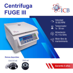 Microcentrifuga Marca ICB FUGE III