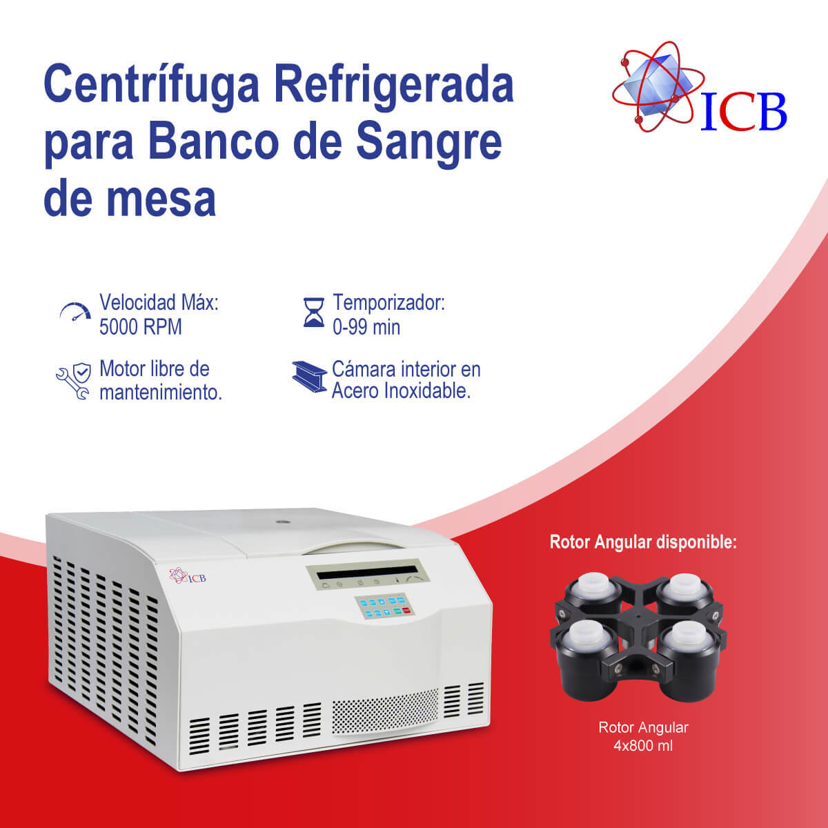 centrifuga refrigerada