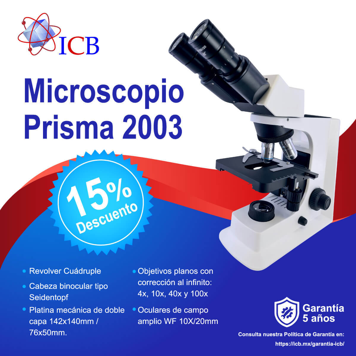 Microscopio 2003 con Descuento