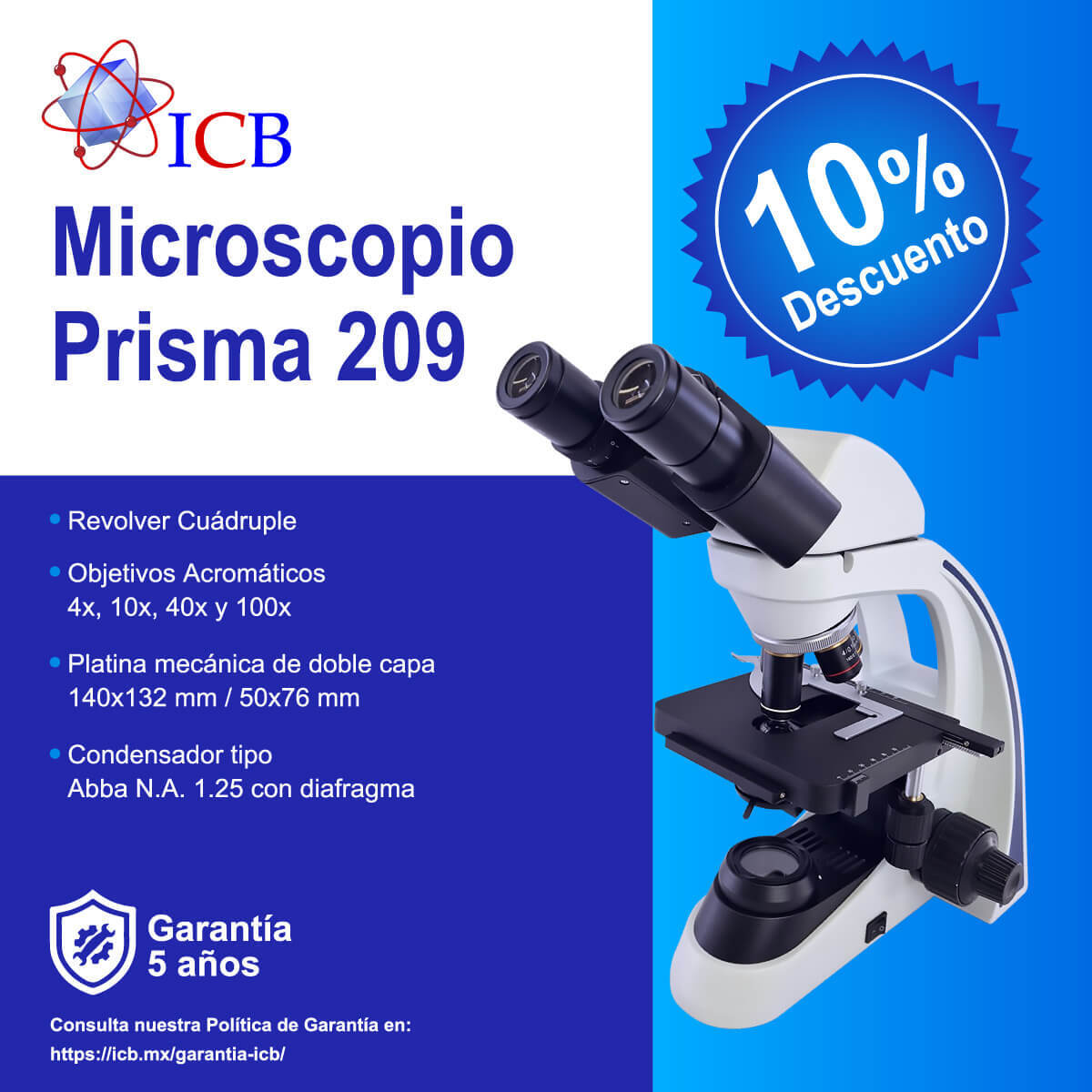 Microscopio 209 con Descuento