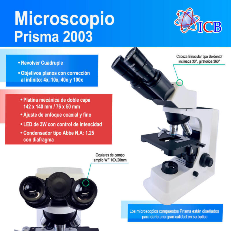 Microscopios Binoculares ICB Especialistas En Microscopios
