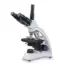 Microscopio trinocular Prisma 104-T con óptica acromática e iluminación LED para educación y diagnóstico clínico básico.
