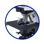 Microscopios-Prisma5000-platina revolver y platina del Microscopio ICB