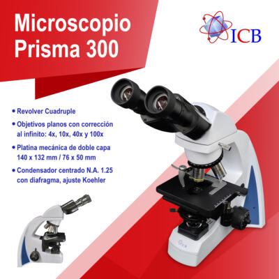 Microscopio triocular