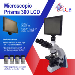 Microscopio con pantalla