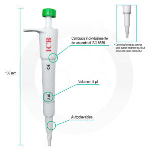 Mini pipeta economica 5ul
