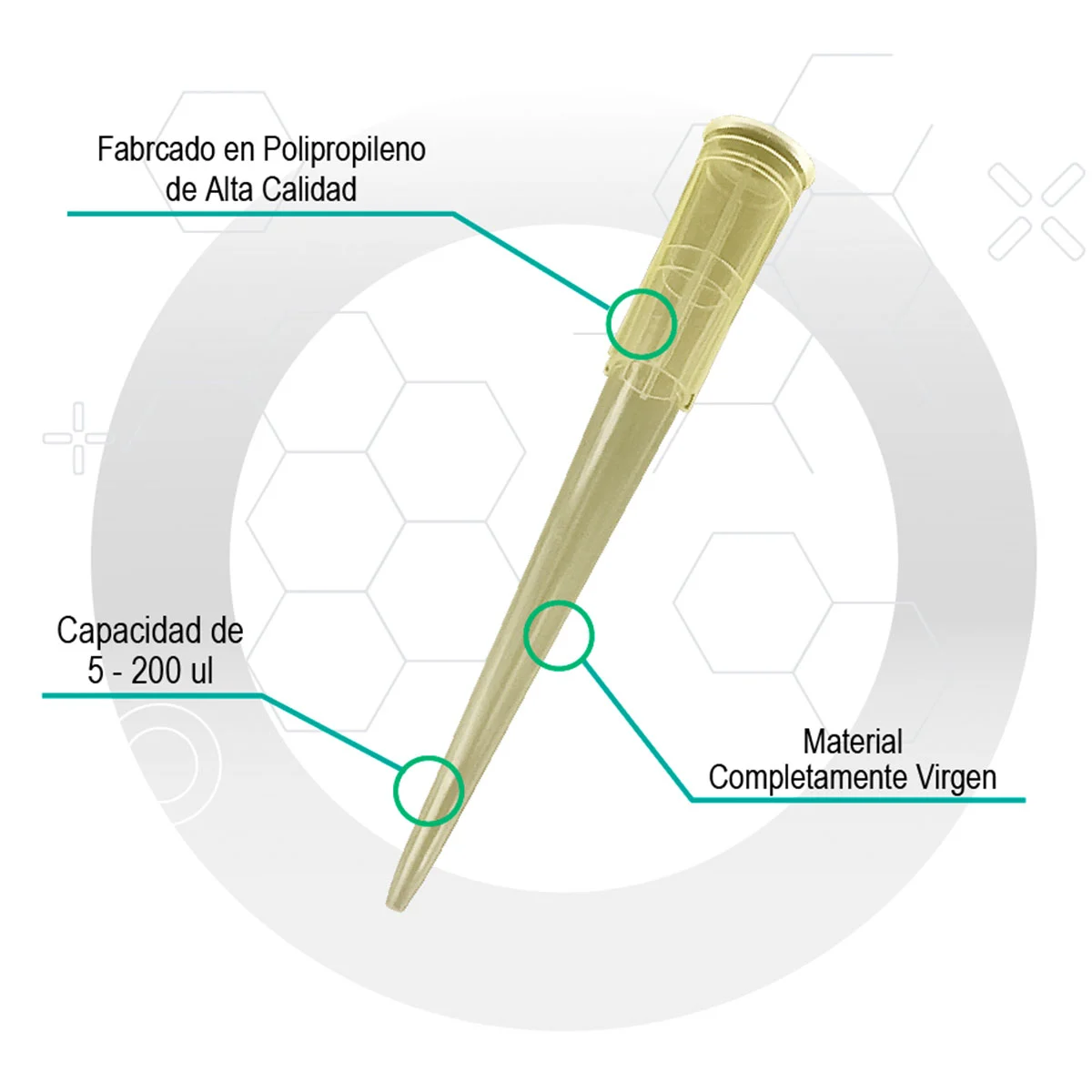 Puntas Amarillas Tipo Gilson