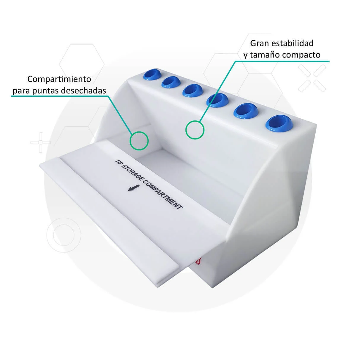 soporte para pipetas