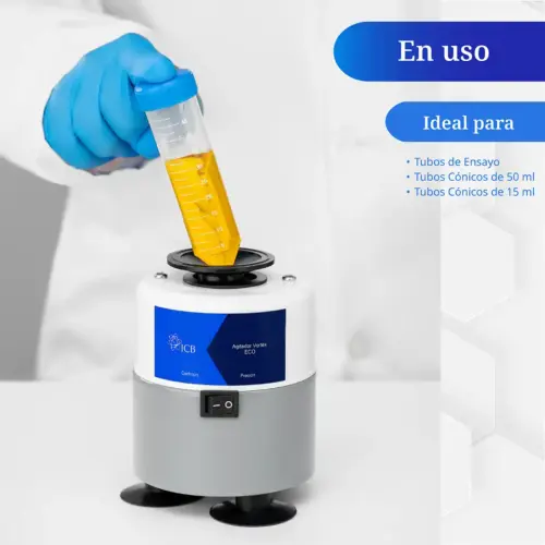 Uso del Agitador Vortex Marca ICB