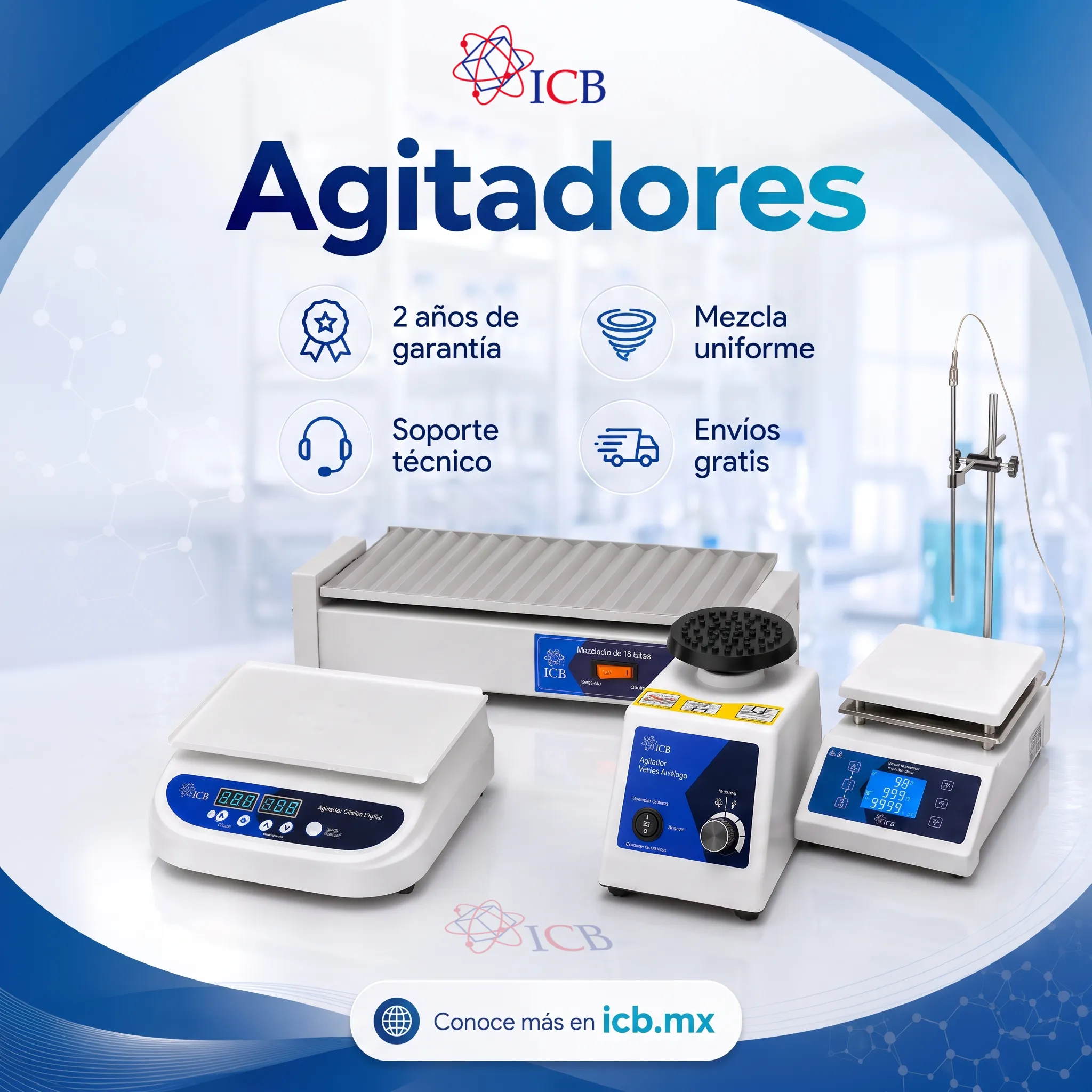 Agitador y Mezcladore marca ICB