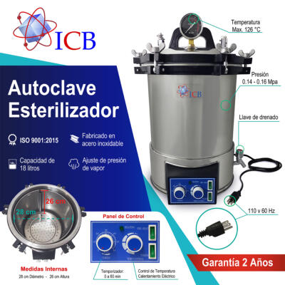 autoclave de laboratorio