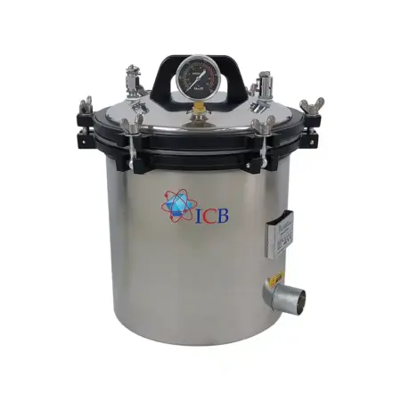 Autoclave de laboratorio 18 litros para esterilización de material clínico y de investigación