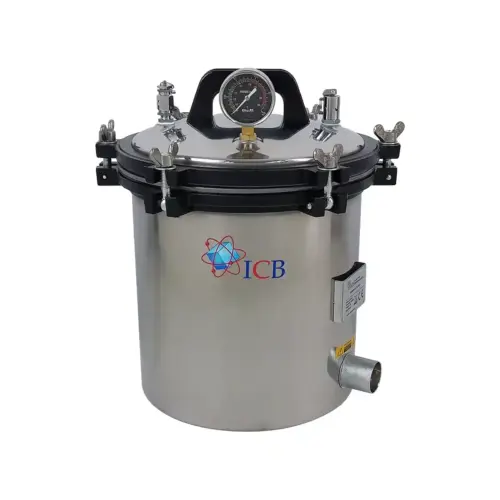 Autoclave de laboratorio 18 litros para esterilización de material clínico y de investigación