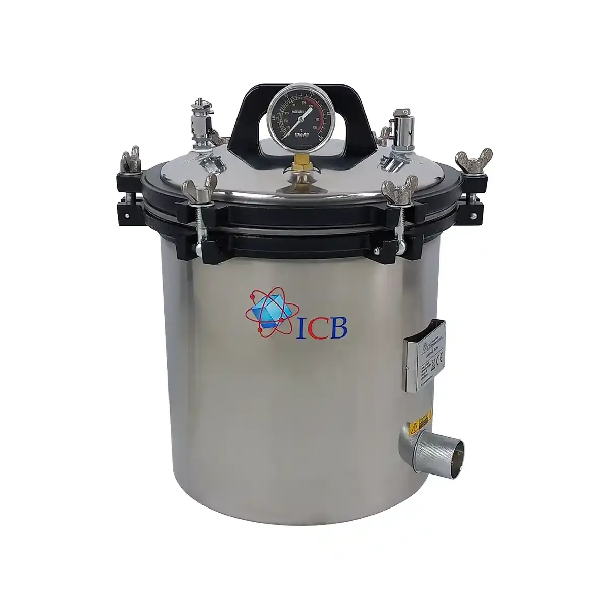 Autoclave de laboratorio 18 litros para esterilización de material clínico y de investigación