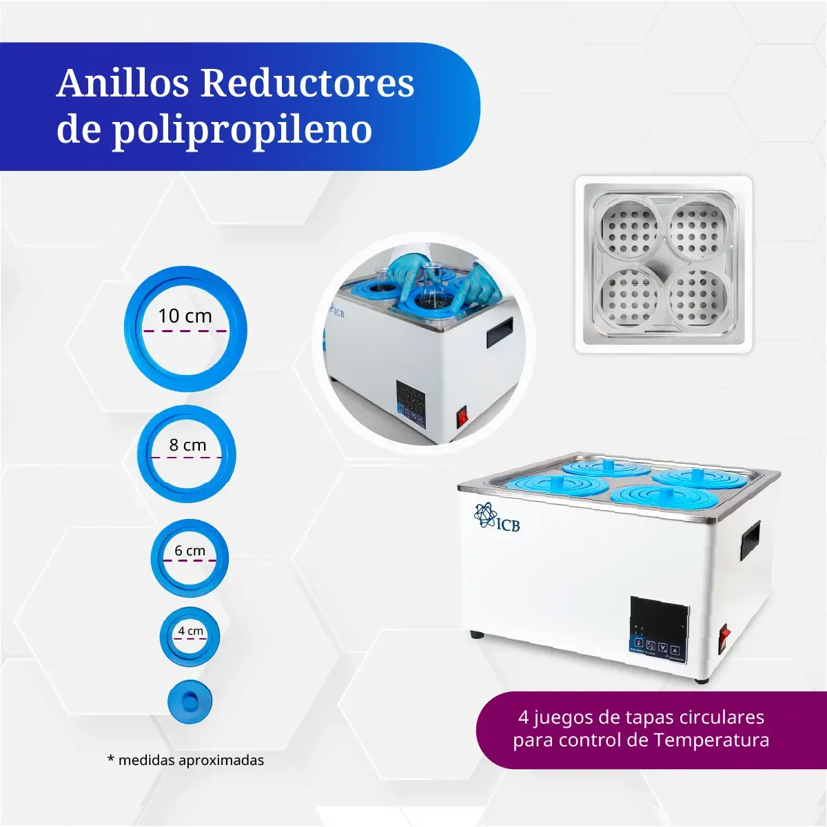 bano-maria-12-litros-anillos Características Complementarias baño maria 12 litros