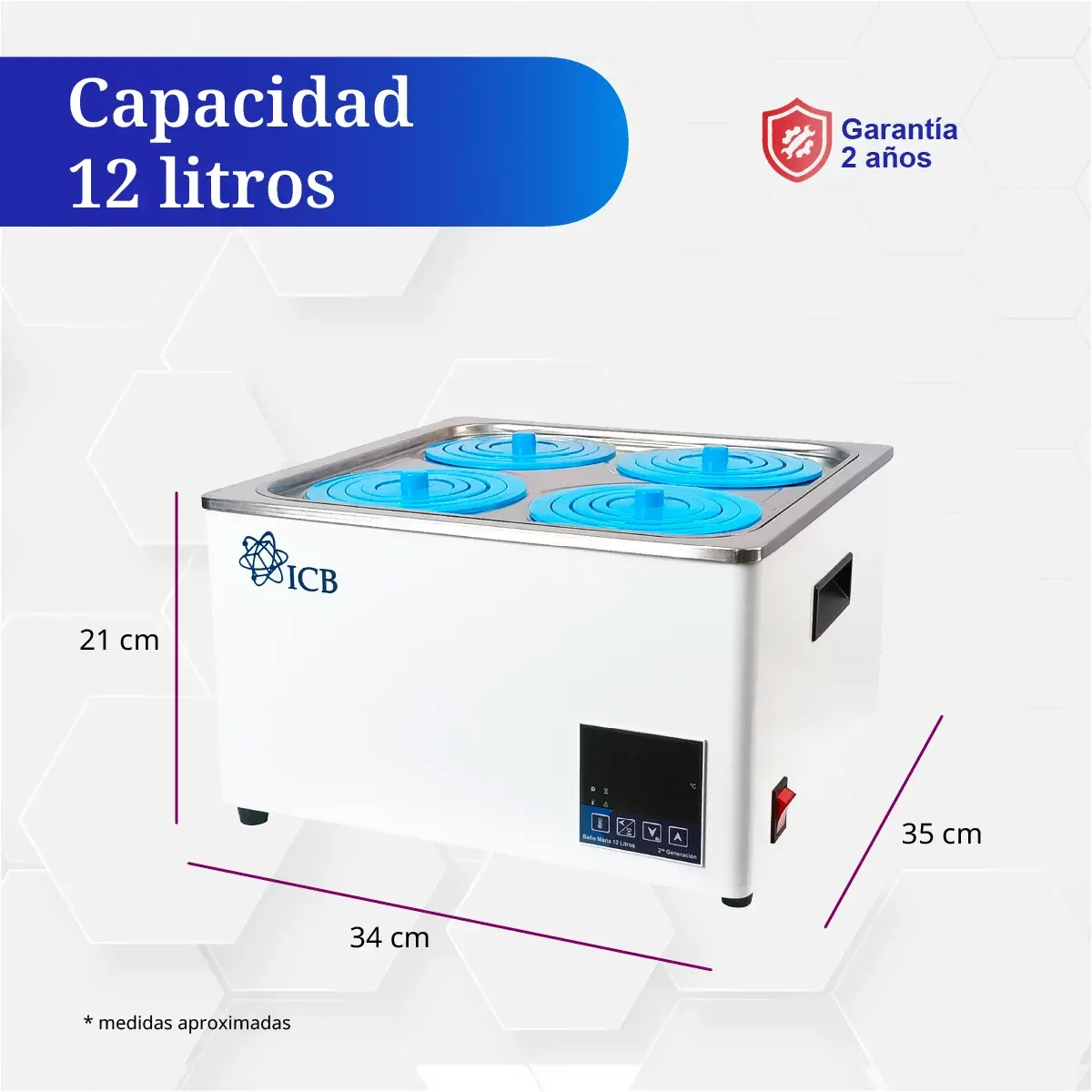 Baño María 12 litros - Image 2
