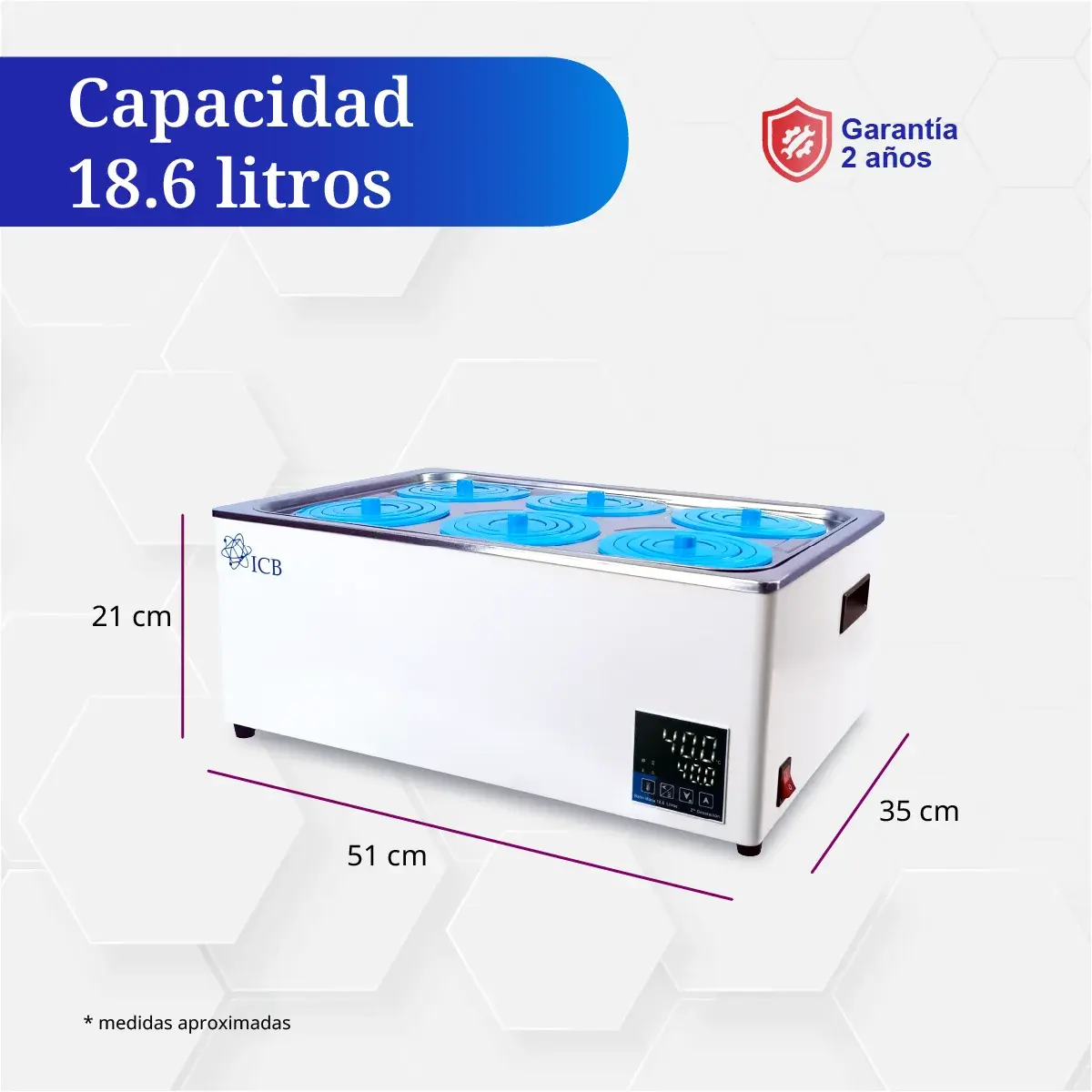 Baño María 18.6 litros - Image 2