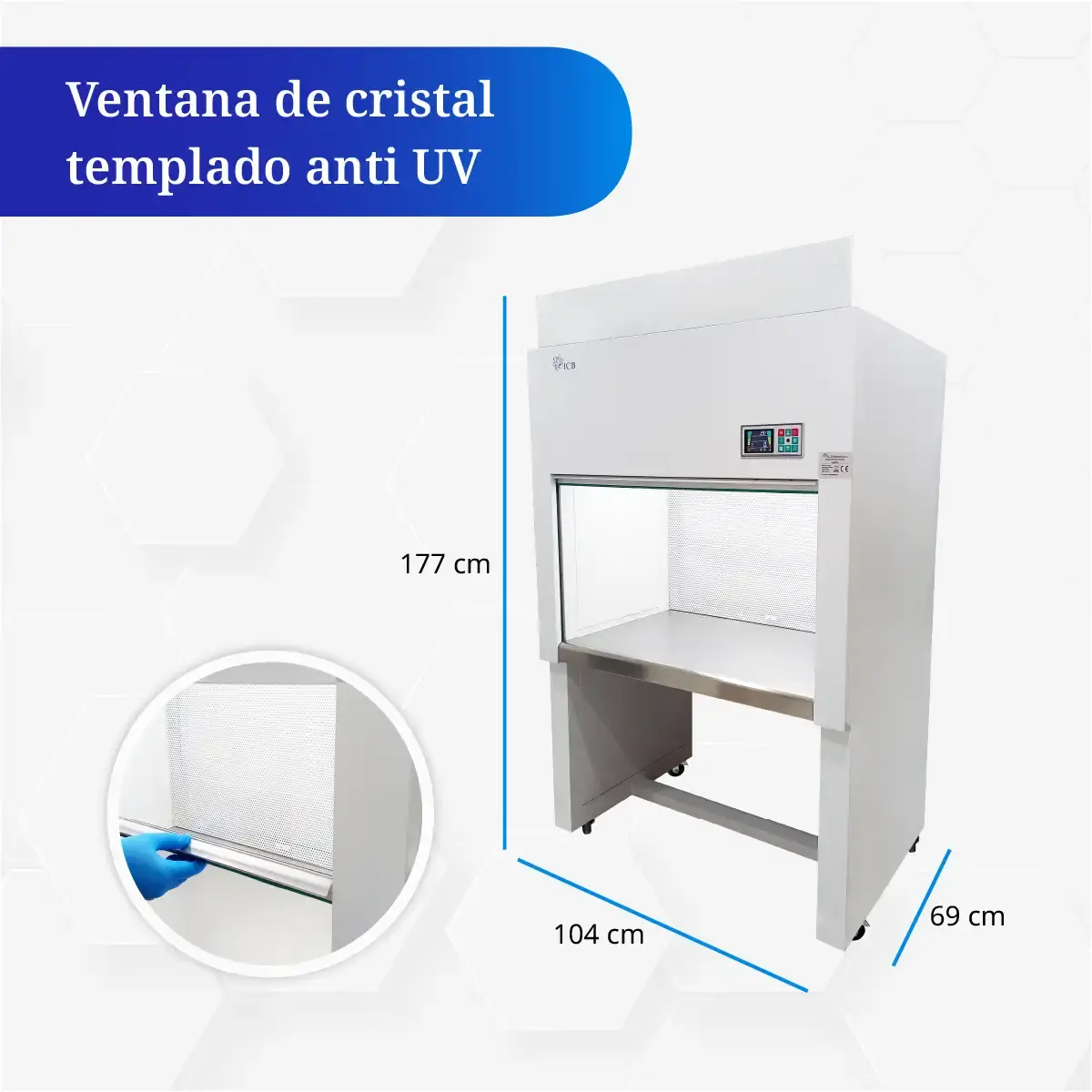 Campana de Flujo Laminar Horizontal para 1 Operador - Image 4