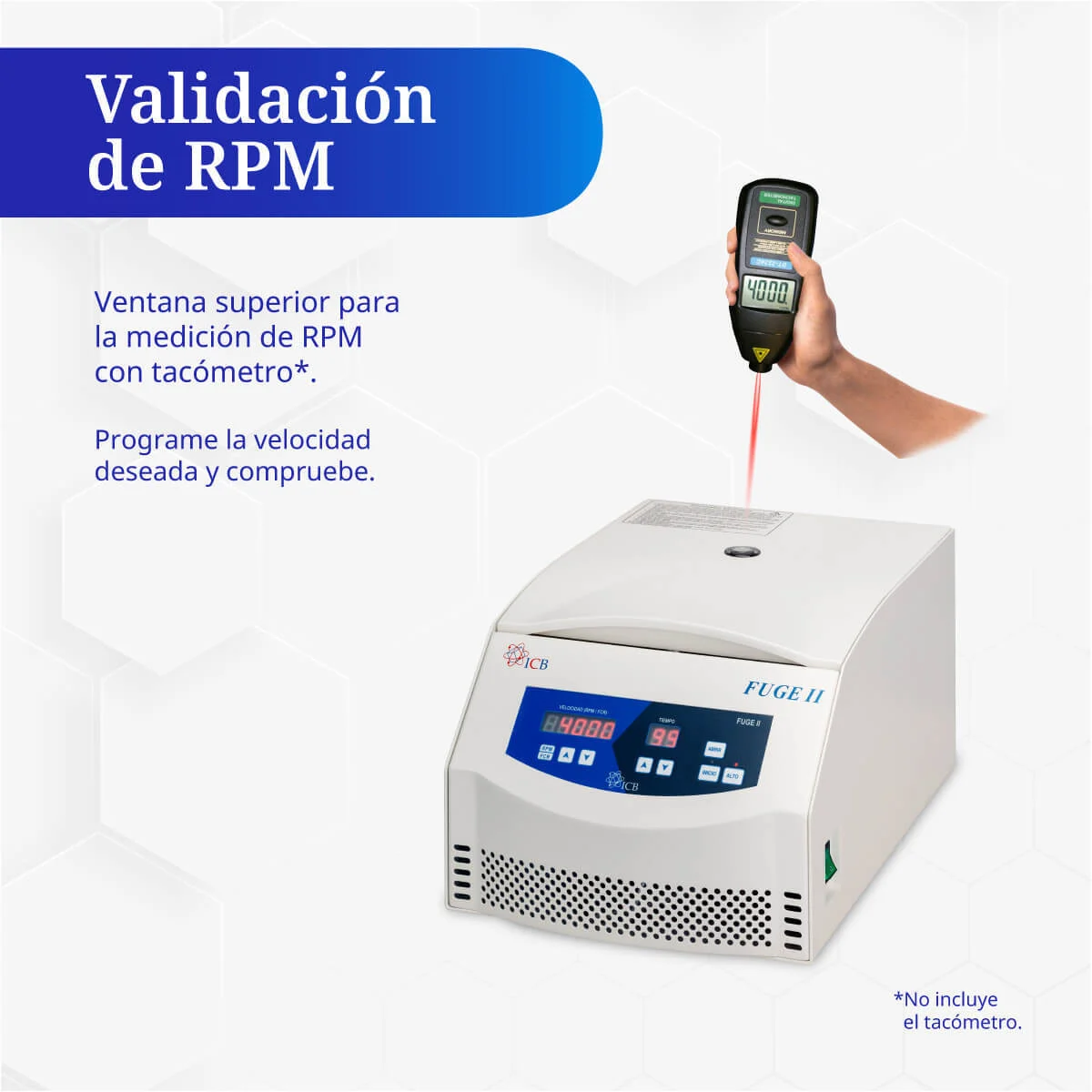 centrifuga de laboratorio marca ICB