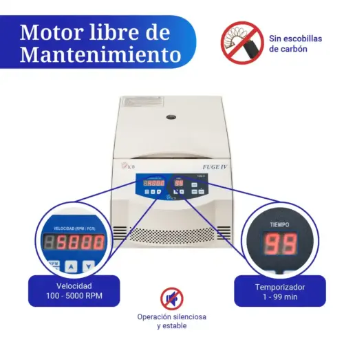 centrifuga fuge iv velocidad