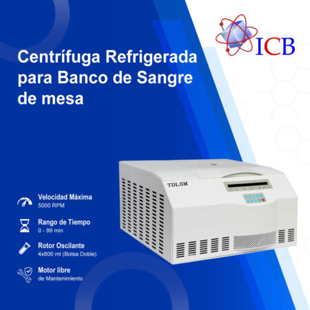 Centrifuga Refrigerada Banco de Sangre