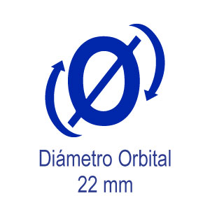 Diámetro Orbital de 22mm