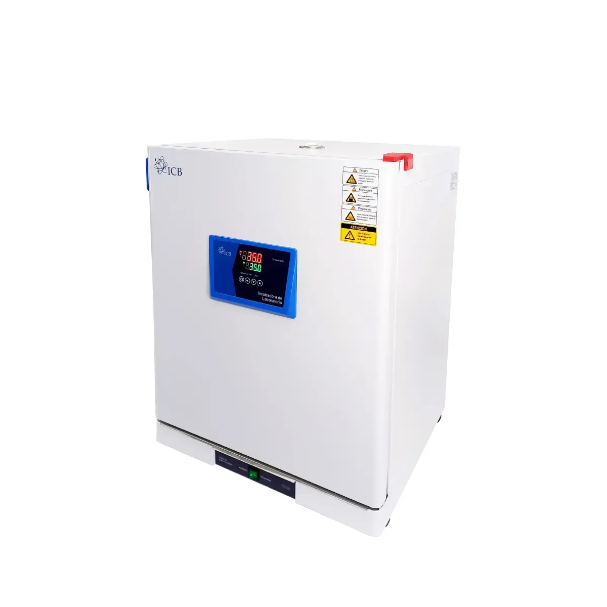Incubadora de laboratorio 125 litros ICB vista en perspectiva