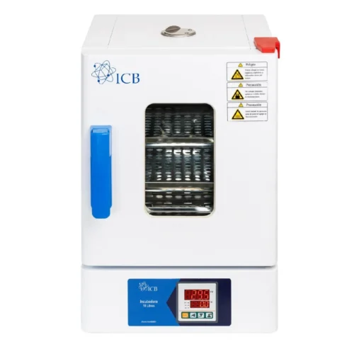 Incubadora de laboratorio ICB de 18 litros modelo IDF109707 con control digital de temperatura para cultivos microbiológicos