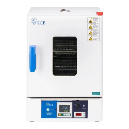 Incubador ICB de 45 litros modelo IDF109731 con panel de control digital y ventana frontal de inspección