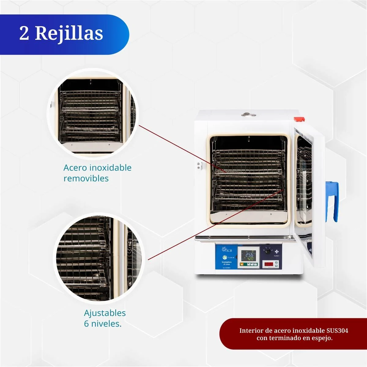 Incubadora de 45 litros marca ICB