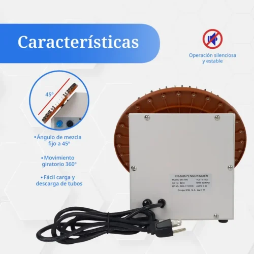 Mezclador (30 Tubos) -caracteristicas - MSD103974