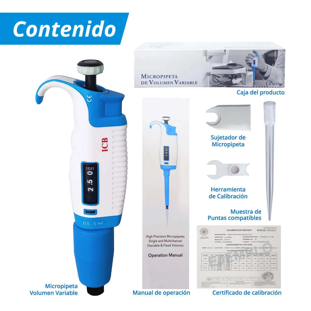 micropipeta características contenido