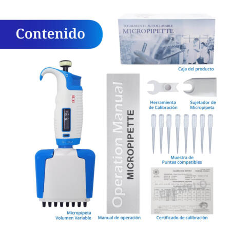 Accesorios Micropipeta Multicanal 10-100ul