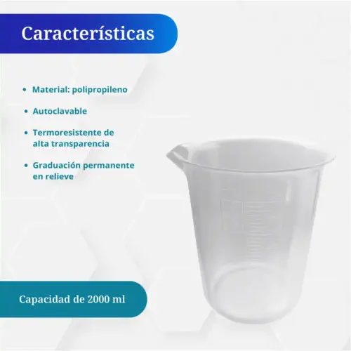 Vaso precipitado 2000 ml