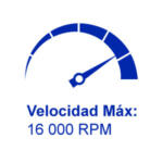 Máxima Velocidad de la centrífuga 16000 rpm